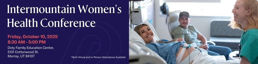 Intermountain Women's Health Conference Banner
