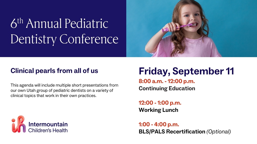 6th Annual Pediatric Dentistry Conference Banner