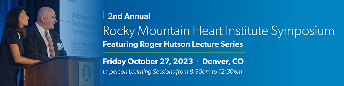 2023 Rocky Mountain Heart Institute Symposium Banner